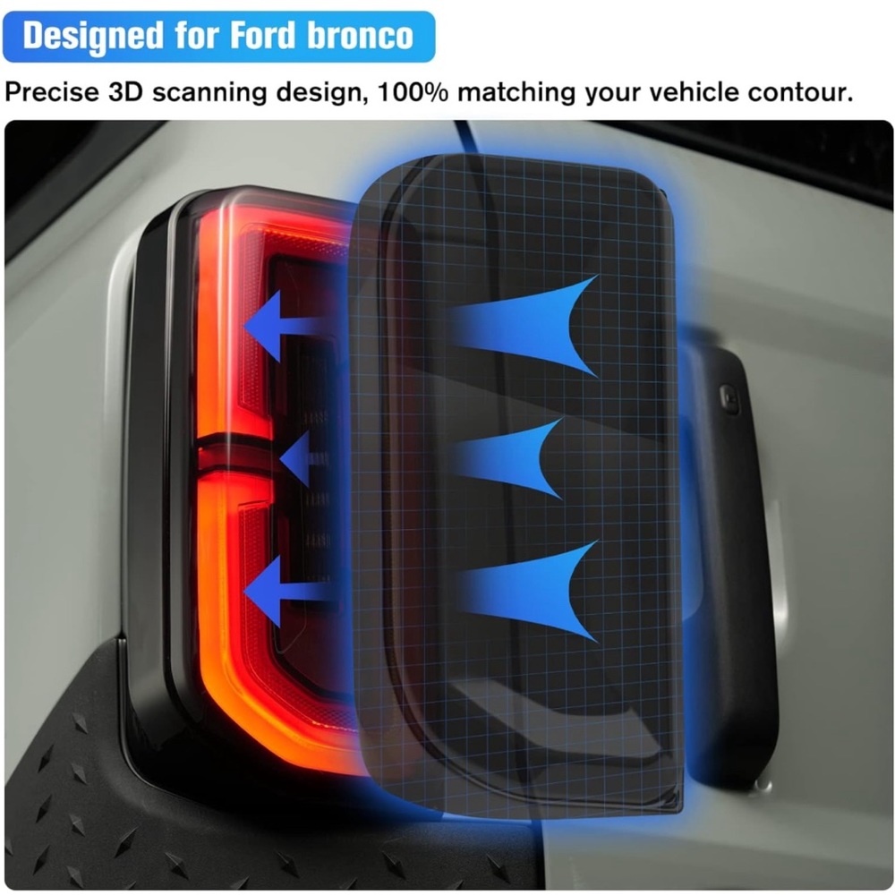 Tail Light Cover for Bronco 2021+